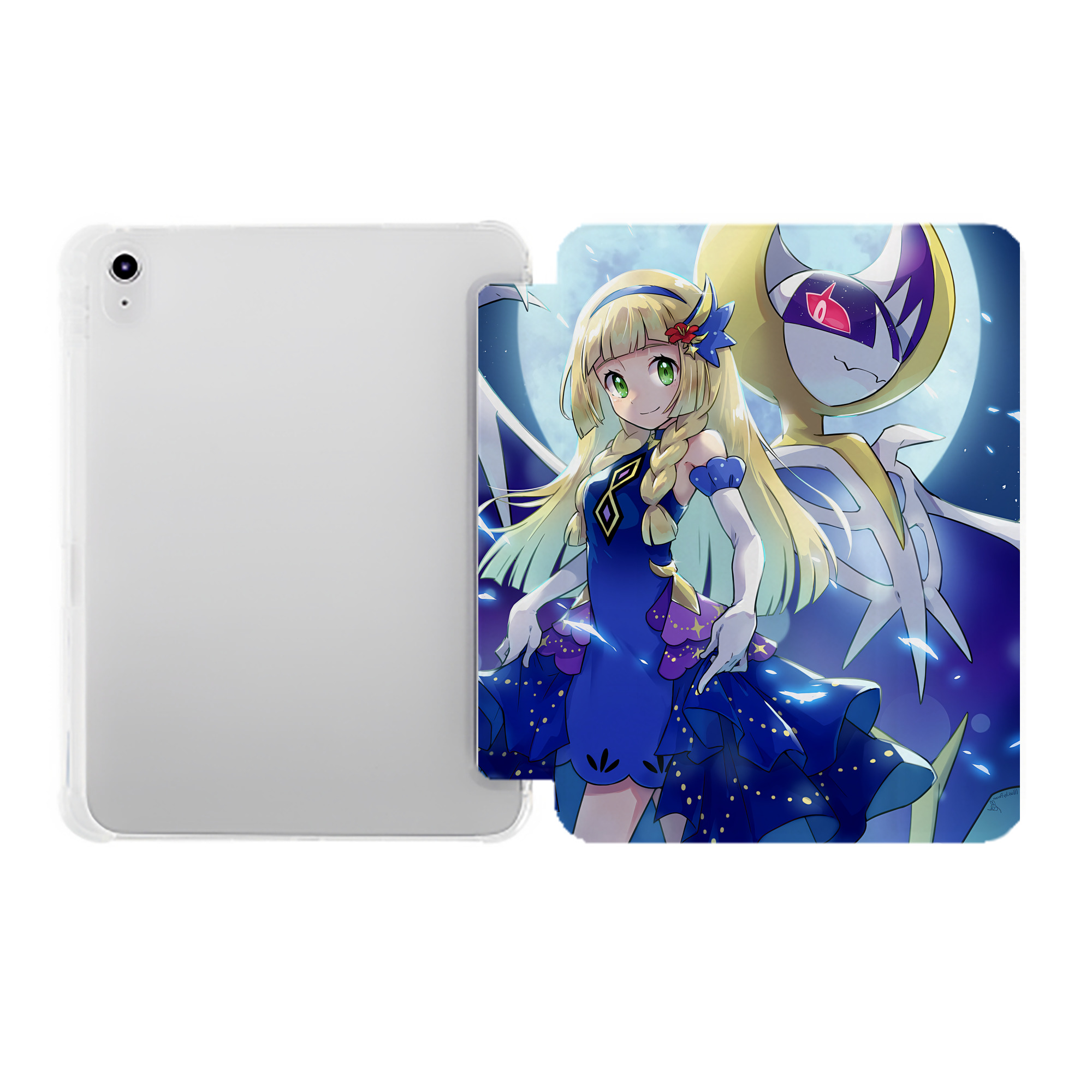 （画像用） ポケットモンスター Pokémon IPad ケース ペン収納付き 三つ折りスタンド PUレザー×シリコン 対応機種9.5/10.5/10.9インチ